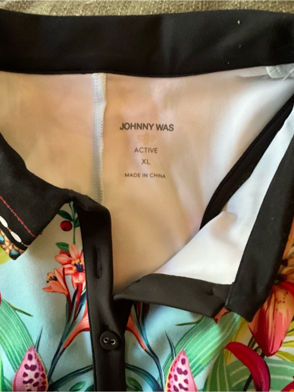 NWOT Johnny Was racer back floral jungle print dress XL - Picture 3 of 13